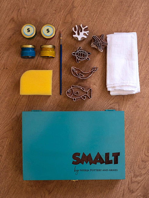Block printing Kit SMALT DIY